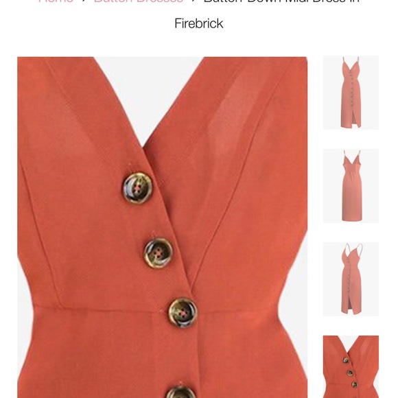 Front button dress - Picture 4 of 4